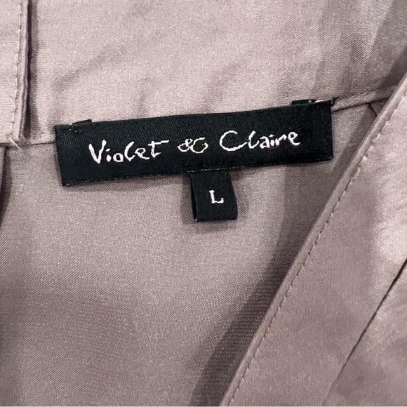 Violet & Claire Halter Neck Top Women’s Sz L - Picture 3 of 9